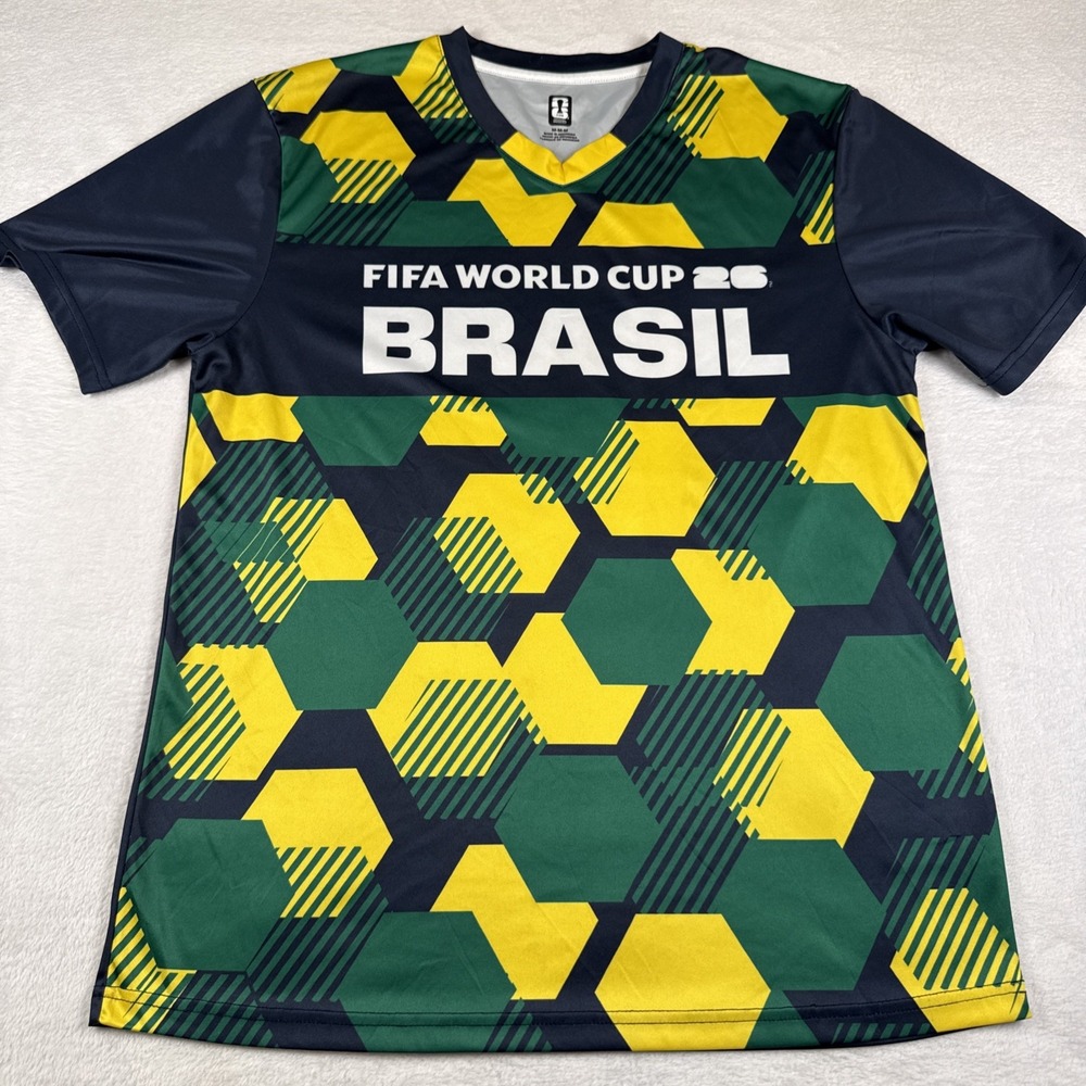 FIFA World Cup 26 Brazil Soccer Jersey Size M Officially Licensed